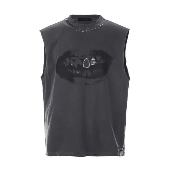 [BUNJANG] S Surgery Tooth Jam Sleeveless Top / [S] 써저리 투스잼 슬리브리스 탑 투스 잼 나시