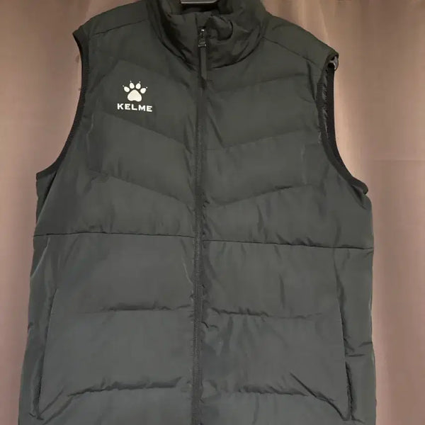 [BUNJANG] Kelme Lightweight Padded Vest Black / 켈메 경량 패딩 조끼 검정