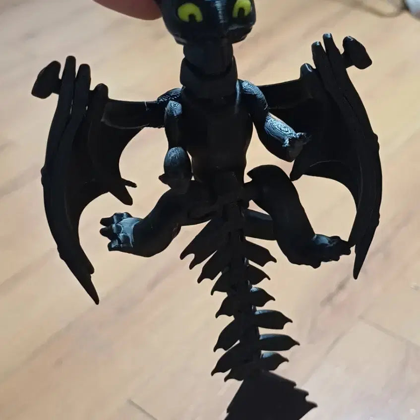 [BUNJANG] How to Train Your Dragon Toothless 3D Printed Keychain / 드래곤 길들이기 투슬리스 3D 프린터 키링