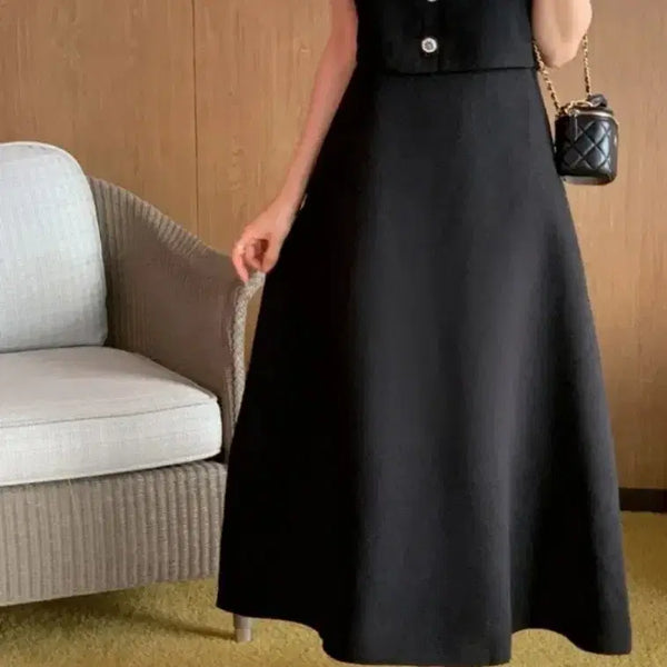 [BUNJANG] Black Cropped Jacket Style Dress / 크롭자켓형 원피스88