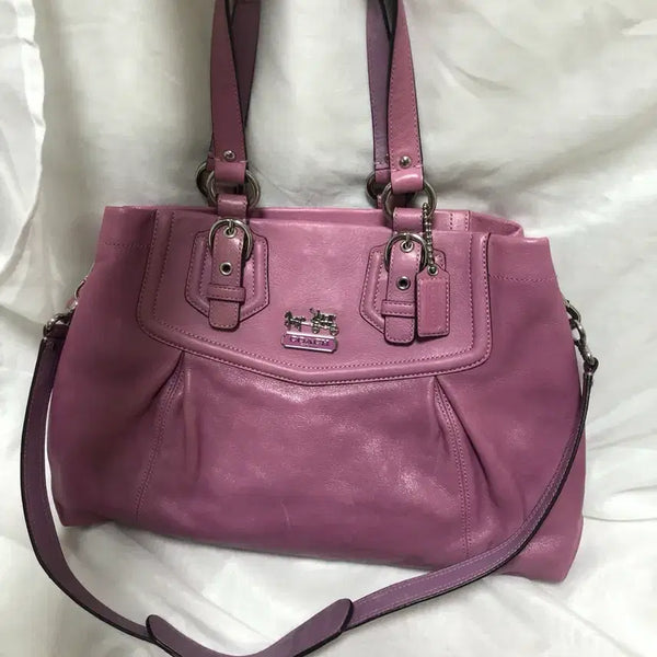[BUNJANG] Coach Pink Shoulder Bag / 코치 핑크 숄더백