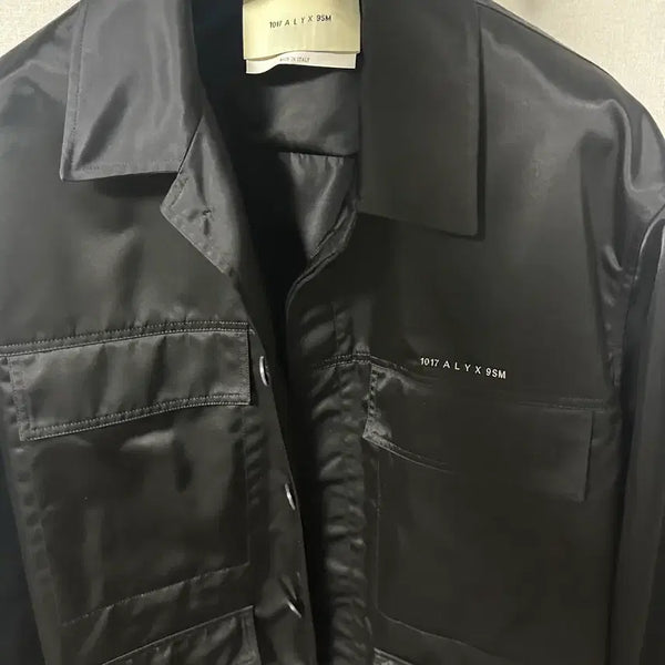 [BUNJANG] 1017 ALYX 9SM Officer Jacket Black / [52] 알릭스 오피서 자켓 블랙