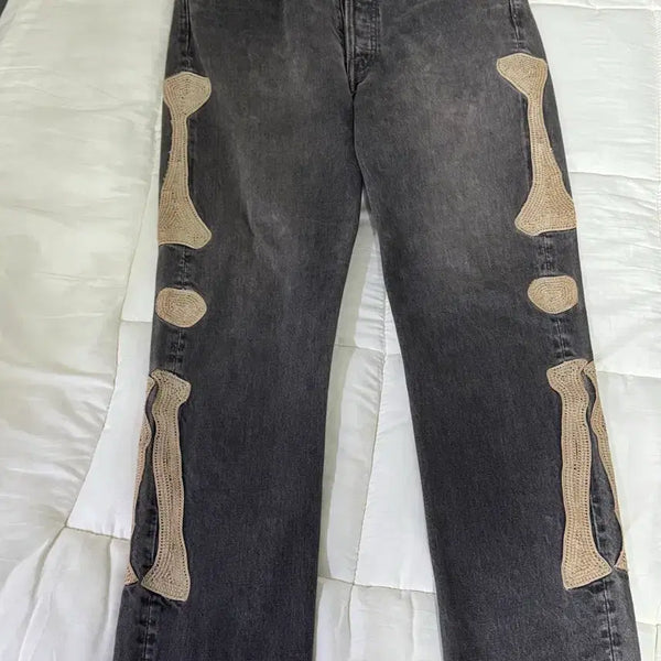 [BUNJANG] Capital Bone Denim Pants / 캐피탈 본 데님 팬츠