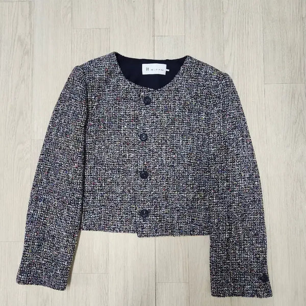[BUNJANG] It Michaa Sequin Crop Jacket / 잇미샤 스팽글크롭자켓