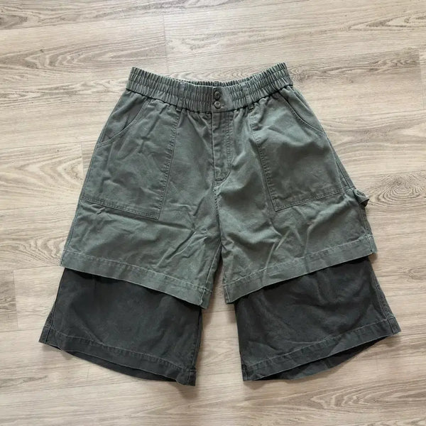 [BUNJANG] Angler Layered Fatigue Pants / 앵글런 레이어드 퍼티그 팬츠
