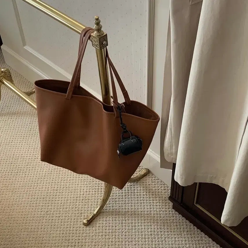 [BUNJANG] sie Milan Medium Shopper Bag Camel / sie 시에 밀란 미디엄 쇼퍼백 카멜