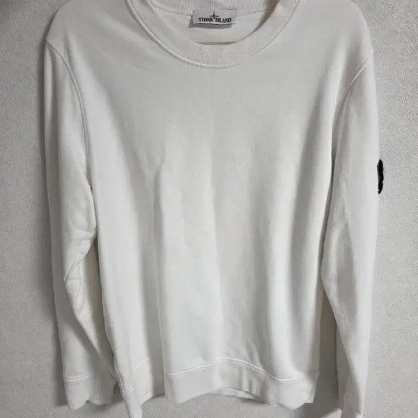 [BUNJANG] Stone Island Sweatshirt White M / {정품} 스톤아일랜드 맨투맨 화이트M