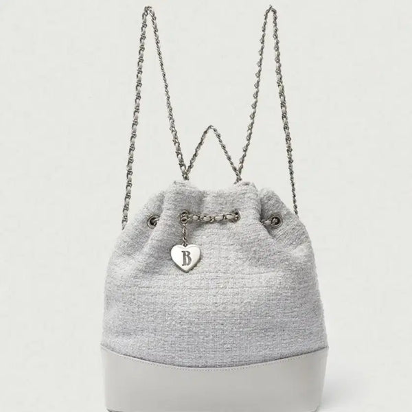 [BUNJANG] The Barnet Tweed Chain Backpack / 더바넷 트위드 체인 백팩 판매