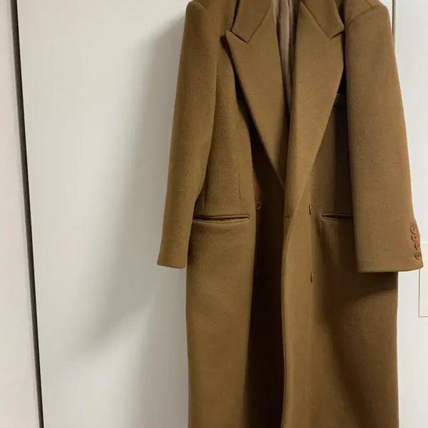 [BUNJANG] Without Summer Classic Duffle Coat Camel Brown / [새상품 컨디션] 위드아웃썸머 클래식 코트 카멜 브라운