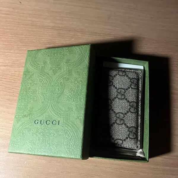 [BUNJANG] Gucci Supreme Card Holder / 구찌 수프림 카드지갑