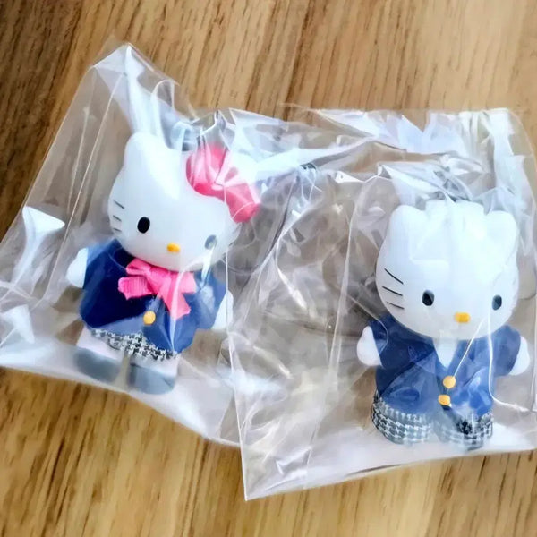[BUNJANG] Hello Kitty School Uniform 2-Piece Set / 교복 키티2종세트, 드레스업 키티, 초소형 키티