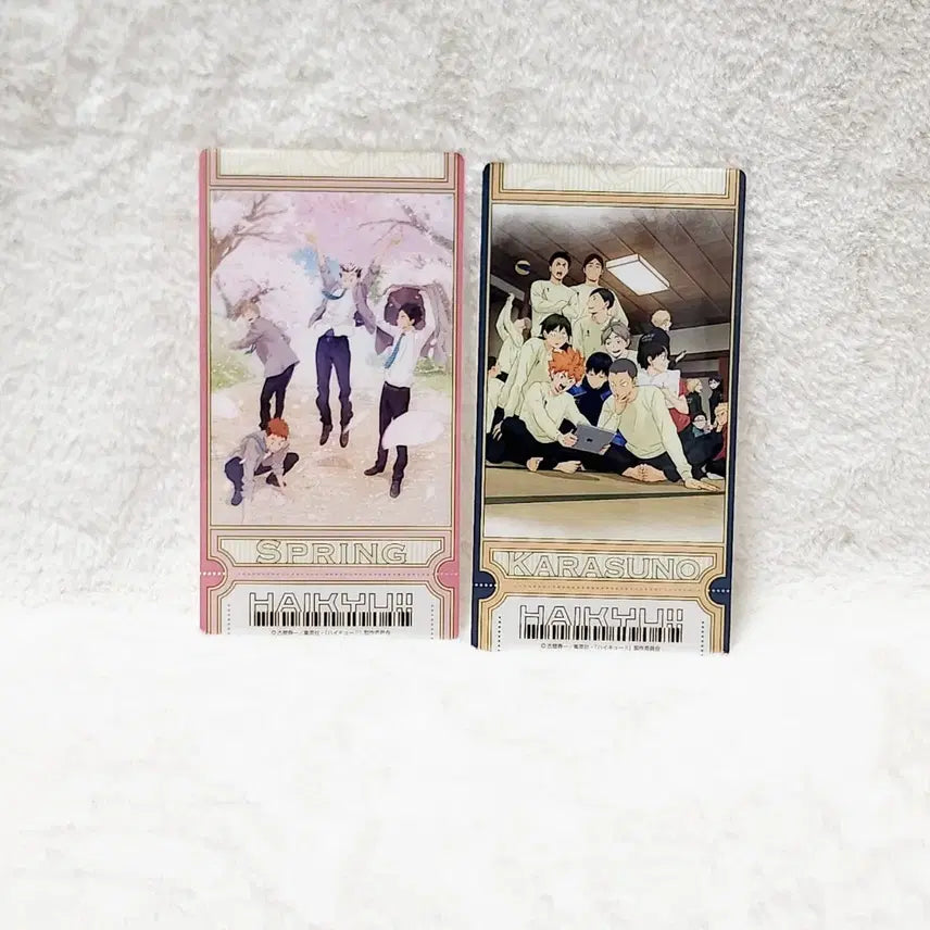 [BUNJANG] Haikyuu!! Visual Clear Ticket Bundle Set Karasuno Fukurodani / 하이큐 비주얼 클리어 티켓 일괄 카라스노 후쿠로다니