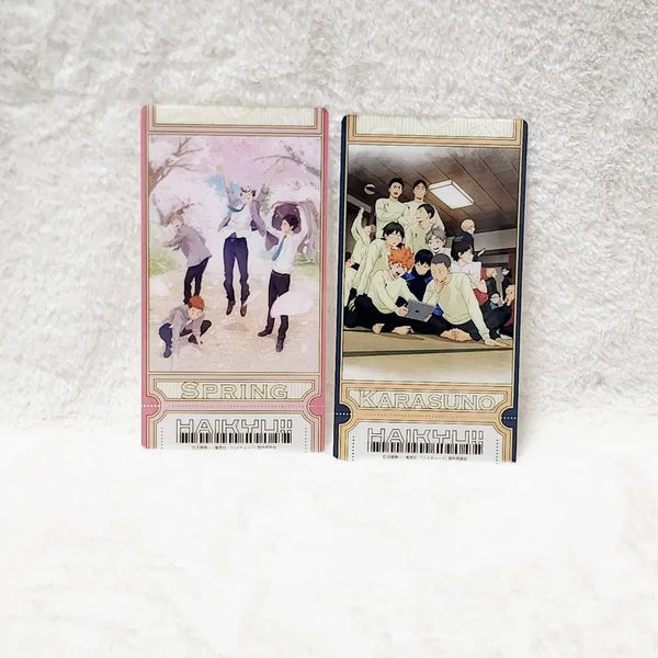 [BUNJANG] Haikyuu!! Visual Clear Ticket Bundle Set Karasuno Fukurodani / 하이큐 비주얼 클리어 티켓 일괄 카라스노 후쿠로다니