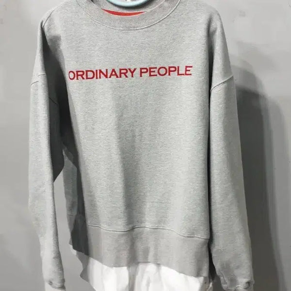 [BUNJANG] Ordinary People Layered Sweatshirt / ((오더너리피플)) 셔츠 레이어드 맨투맨 100~105(L) 상태깔끔