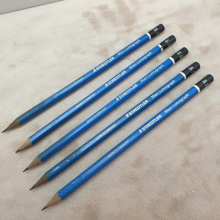 [BUNJANG] Staedtler Mars Lumograph Pencils Set / 5자루일괄) 스테들러 마스 루모그라프 연필