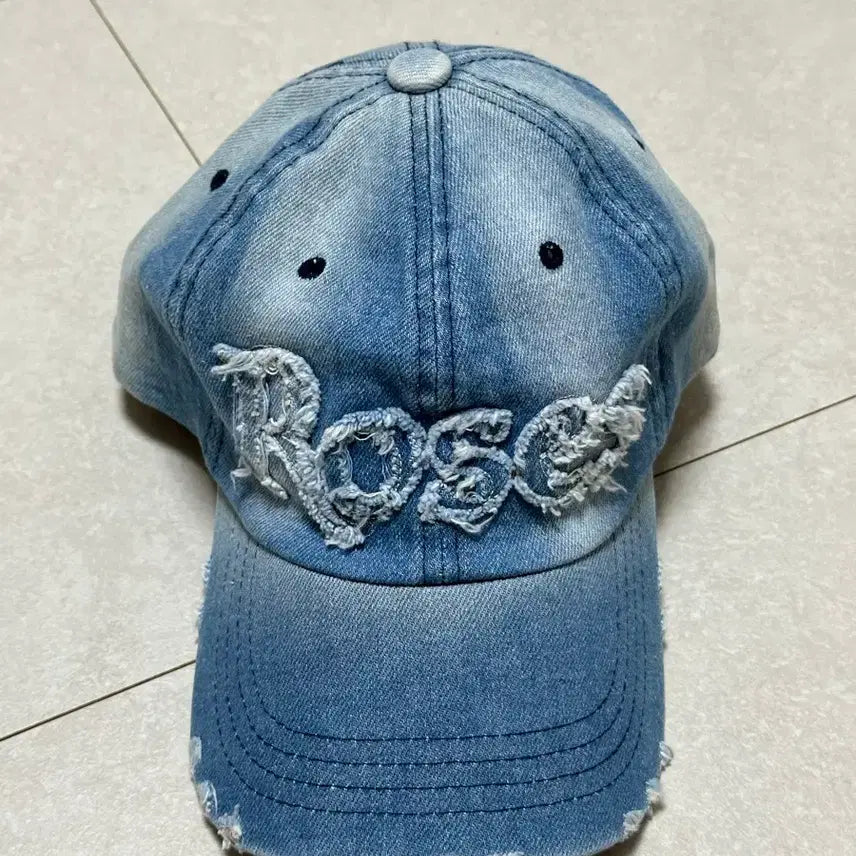 [BUNJANG] 2000Archives Rose Denim Ball Cap / 2000아카이브스 ROSE 데님 볼캡