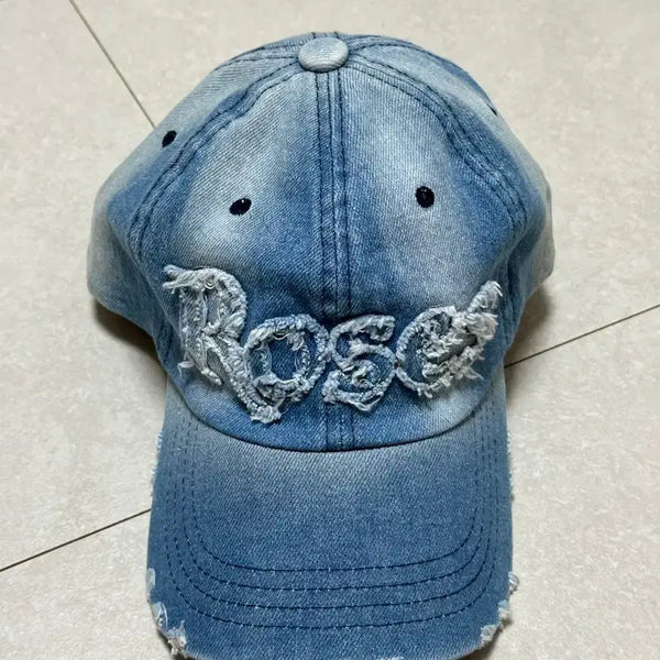 [BUNJANG] 2000Archives Rose Denim Ball Cap / 2000아카이브스 ROSE 데님 볼캡