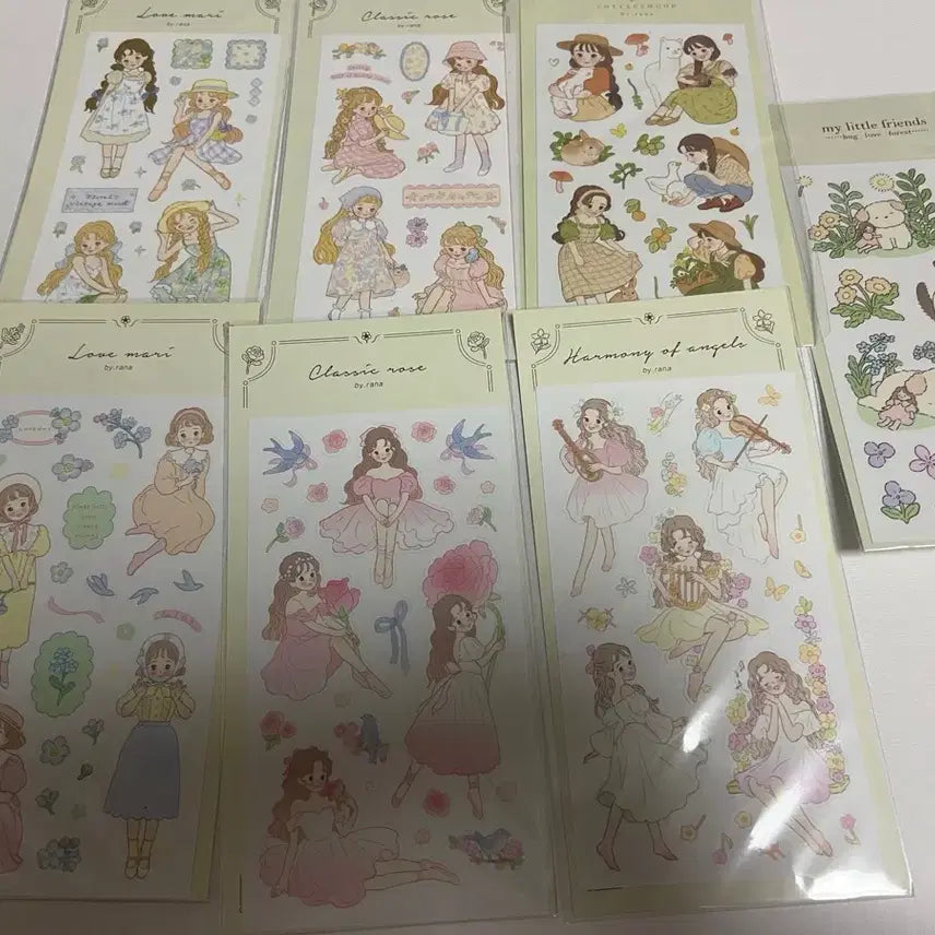 [BUNJANG] Lana's Seal Stickers 7 Types Bundle Set / 라나님 씰스 일괄