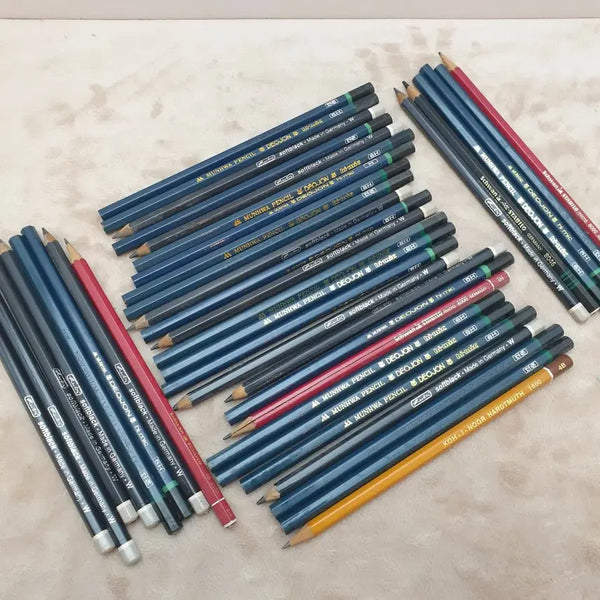 [BUNJANG] Stabilo, Dujon, Cultural Vintage Pencils Bundle (40 pcs) / 40자루일괄) 빈티지 연필 새상품 스타빌로 더존 문화 독일