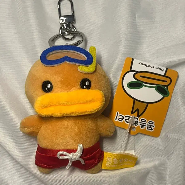 [BUNJANG] Dumb Duck Plush Keychain / 몽총한 오리 인형 키링