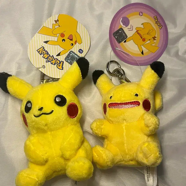 [BUNJANG] Pokemon Pikachu Plush Keychain Set (2 Pieces) / 포켓몬스터 피카츄 인형 키링 2개 세트
