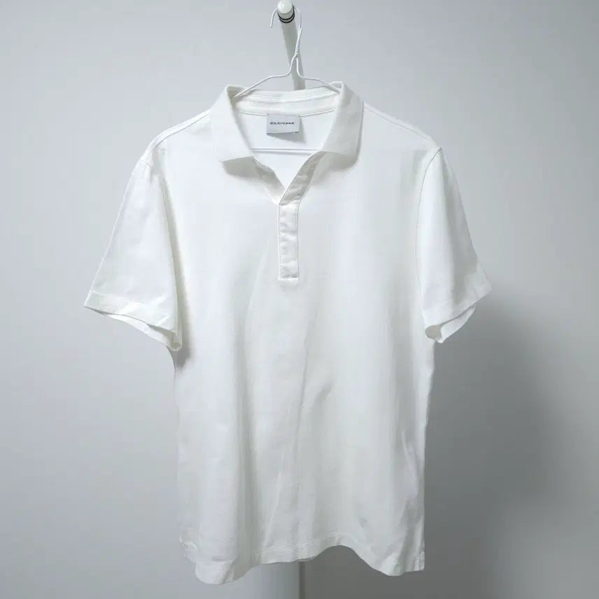 [BUNJANG] Solid Homme Collar T-shirt / 솔리드 옴므 카라티 95