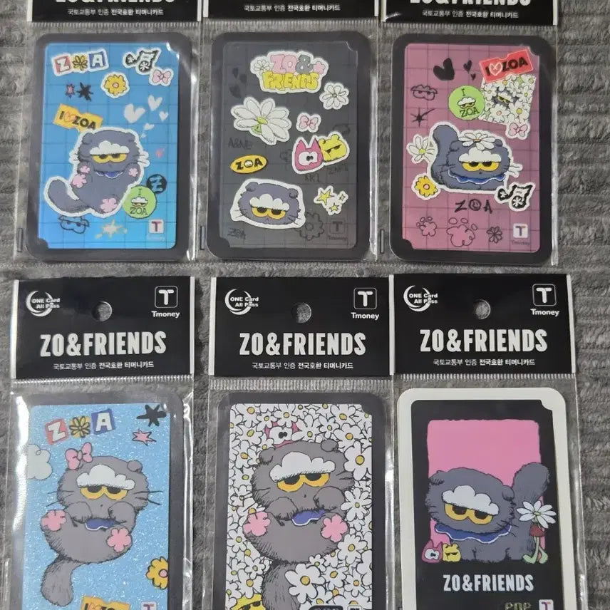 [BUNJANG] Joanne Friends T-Money Card Bundle Set / (미개봉) 빅뱅 지디 지드래곤 조아 조앤프렌즈 티머니카드 일괄 판매
