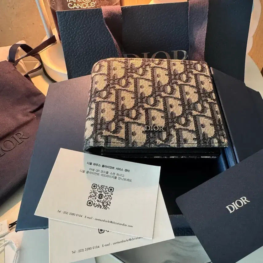 [BUNJANG] Dior Oblique Bifold Wallet / 공식 홈페이지 디올 반지갑 (2025)