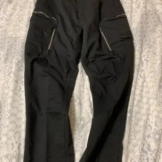 [BUNJANG] Stone Island Shadow Project Black Cargo Pants / 스톤아일랜드 쉐도우 프로젝트 블랙 카고 팬츠