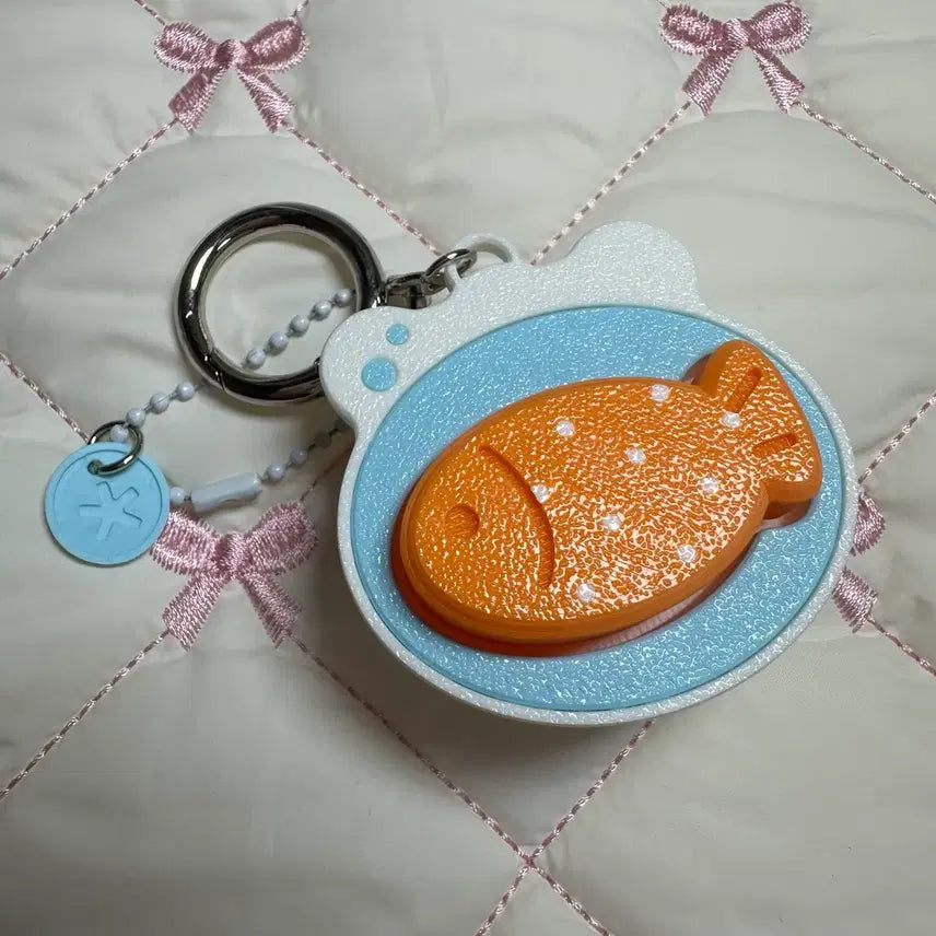 [BUNJANG] FF Goldfish Clicker Keycap Keyring / 에푸에푸 금붕어 클리커 클릭커 키캡 키링