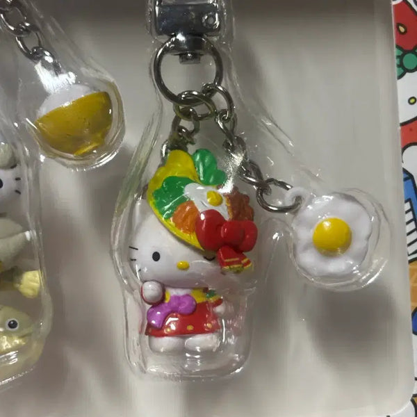 [BUNJANG] Ten by Ten Hello Kitty Bibimbap Charm / 올리브영 텐바이텐 헬로키티 키링 전주 비빔밥 지역 식사 산리오