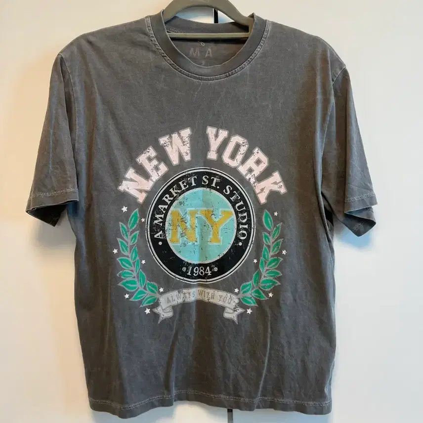 [BUNJANG] Gray New York T-Shirt / 회색 뉴욕 티셔츠