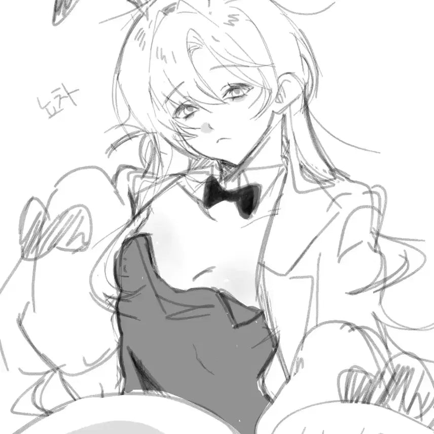 [BUNJANG] Custom Sketch Commission (Black & White or Monotone) / 급전 낙서 커미션
