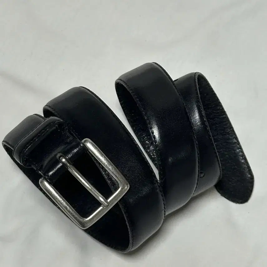 [BUNJANG] J.Crew Black Leather Belt 34 Inch / J.crew제이크루 블랙 가죽 벨트 34인치