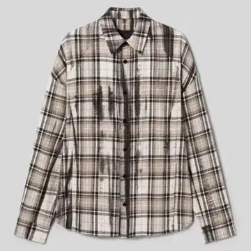 [BUNJANG] Juun.J Dusty Dye Check Shirt / (구매) 준지 더스티 다잉 체크셔츠 (구매)