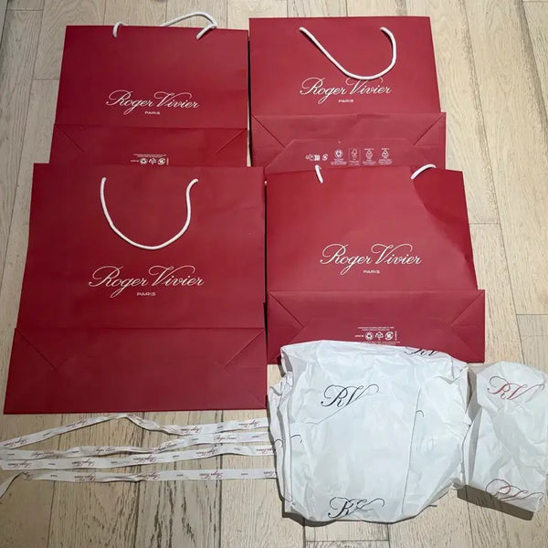 [BUNJANG] Roger Vivier Shopping Bag Set / 로저비비에 쇼핑백 끈 속지 일괄팝니다