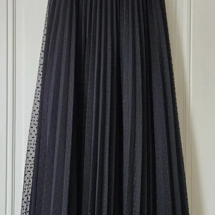 [BUNJANG] Bicini Dot Skirt Black / 바이씨니 도트샤 블랙