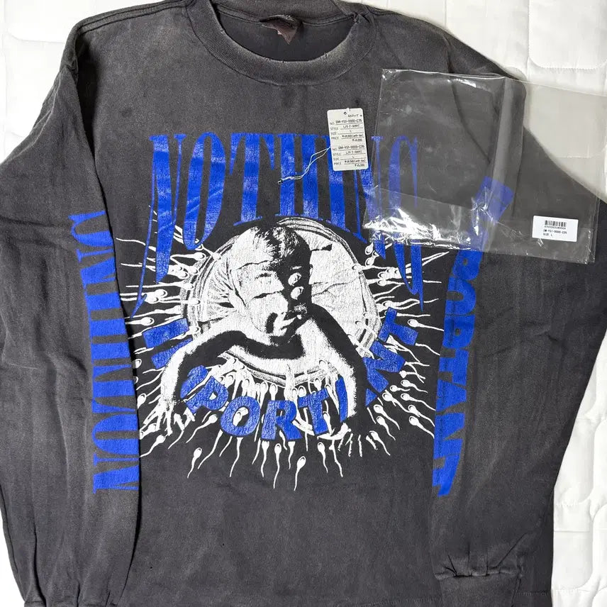 [BUNJANG] Saint Michael x Kosuke Kawamura NOTHING IMPORTANT Long Sleeve T-Shirt / [L] 세인트 미카엘 x 카와무라 코스케 nothing IMP 롱슬리브