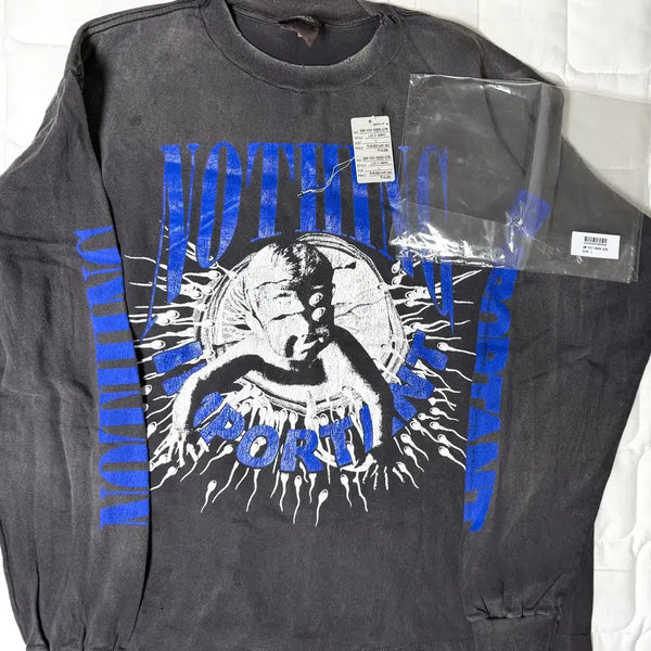 [BUNJANG] Saint Michael x Kosuke Kawamura NOTHING IMPORTANT Long Sleeve T-Shirt / [L] 세인트 미카엘 x 카와무라 코스케 nothing IMP 롱슬리브