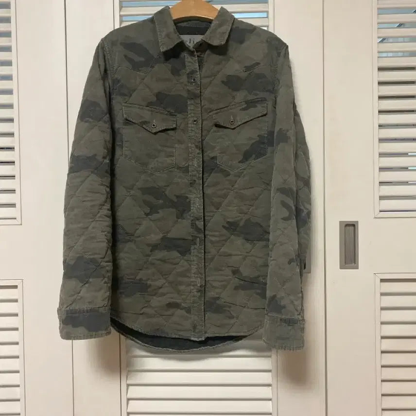 [BUNJANG] Camouflage Quilting Shirt / 카모퀼팅셔츠