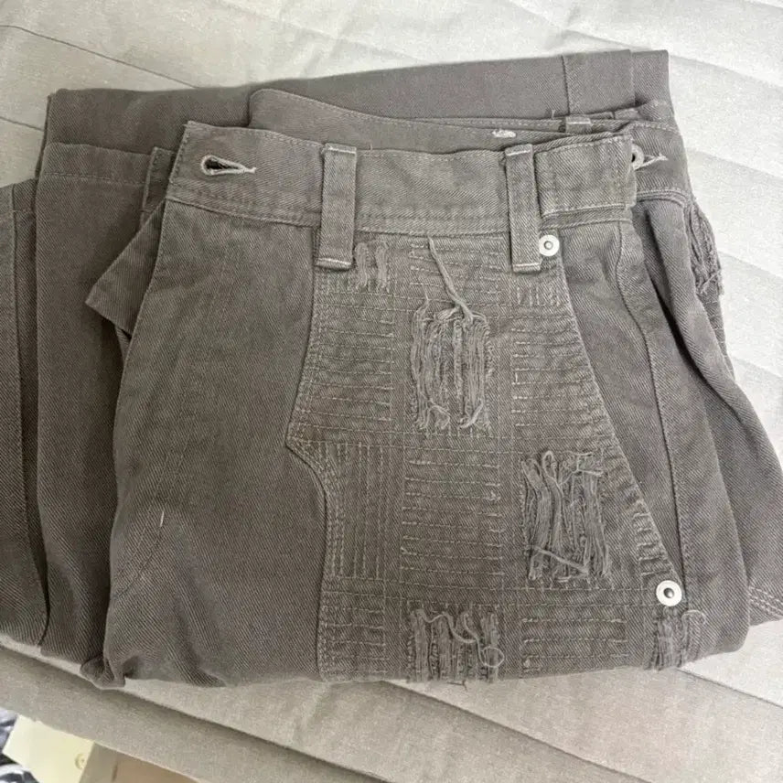 [BUNJANG] Polilteru Boro Pants Grey First Edition / [3] 폴리테루 보로 팬츠 그레이 초판