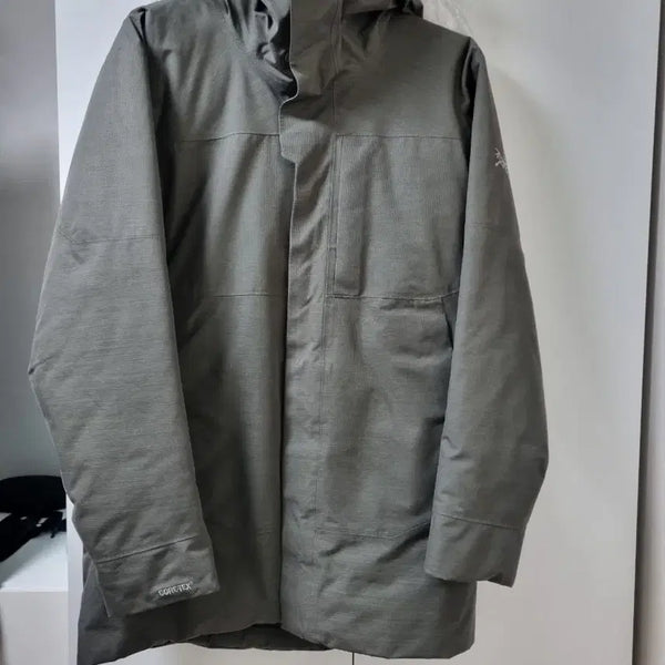 [BUNJANG] Arc'teryx Gore-Tex Therma Parka Down Padding Jacket Grey S / 아크테릭스 고어텍스 써마파카 다운패딩 그레이 S