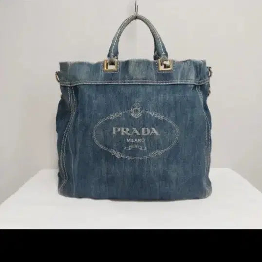 [BUNJANG] Prada Denim Tote Bag / 프라다 데님 토트백.
