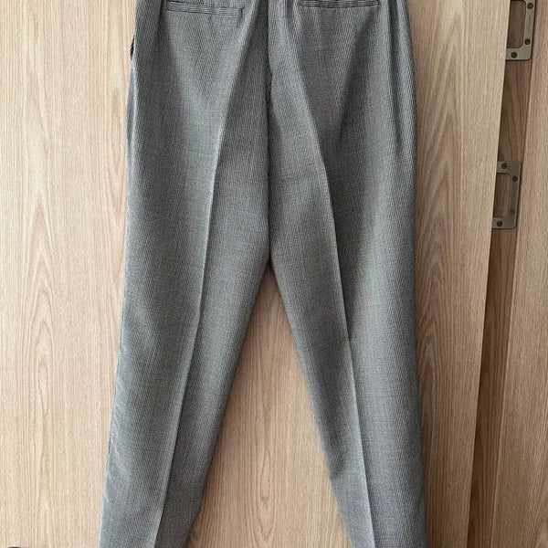 [BUNJANG] Massimo Dutti Checkered Wool Slacks EU36 / 마시모두띠 체크 패턴 울 슬랙스 EU36