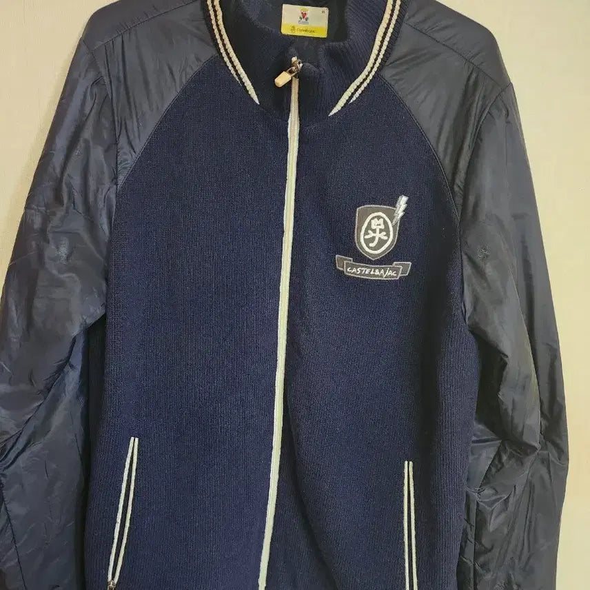 [BUNJANG] Castelbajac Men's Zip-Up Jacket Navy / >>상태최상<<  까스텔바작 남성 집업 자켓 네이비 95~100 팝니다.
