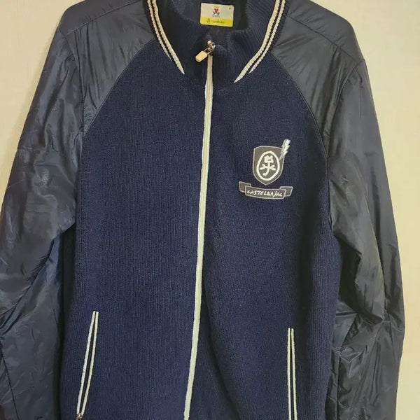 [BUNJANG] Castelbajac Men's Zip-Up Jacket Navy / >>상태최상<<  까스텔바작 남성 집업 자켓 네이비 95~100 팝니다.