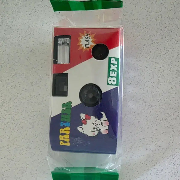 [BUNJANG] 90s Vintage Partner 8EXP Disposable Camera - Rare Classic / 90년대 빈티지 일회용 카메라 PARTNER 8EXP희귀 고전 일회용 카메라