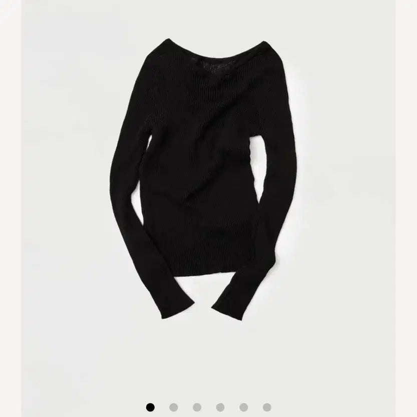 [BUNJANG] G.A.D Ribbed V-Neck Pullover - Black / 게드 RIBBED V-NECK PULLOVER - BLACK