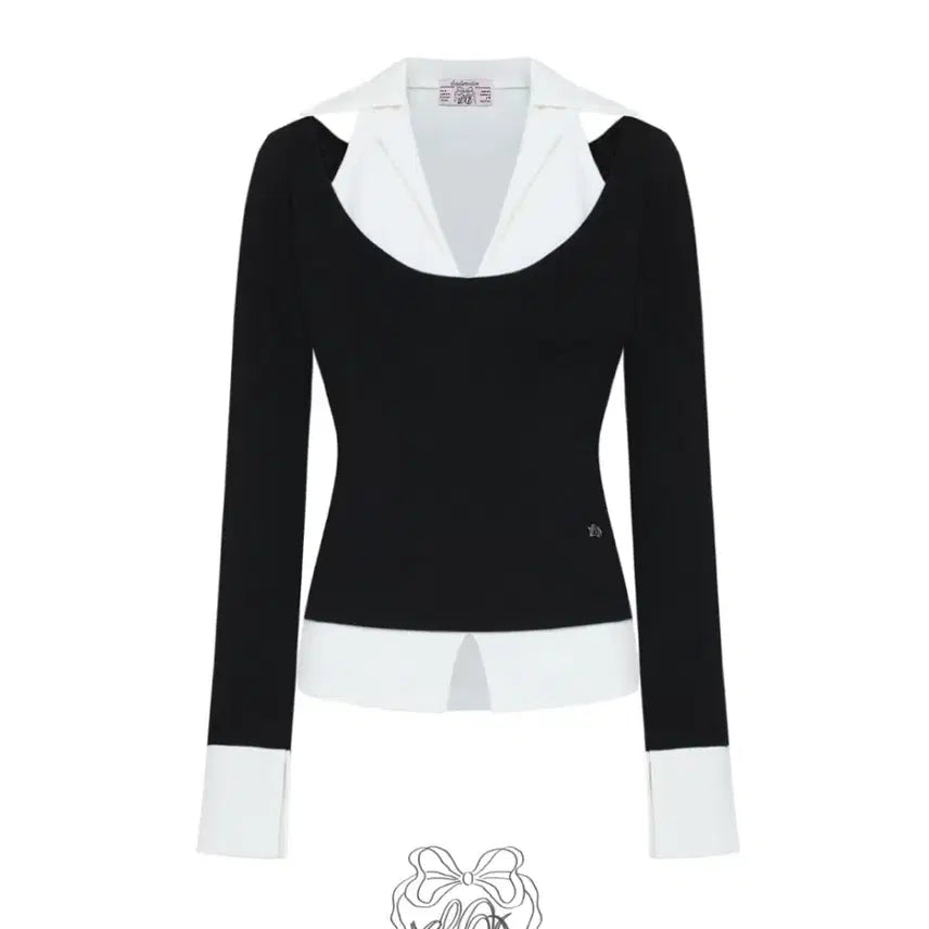 [BUNJANG] Cloud Emotion Layered Top Vana Layered Collaboration Set / 클라우드 이모션 레이어드 탑 vana layered colaboration set