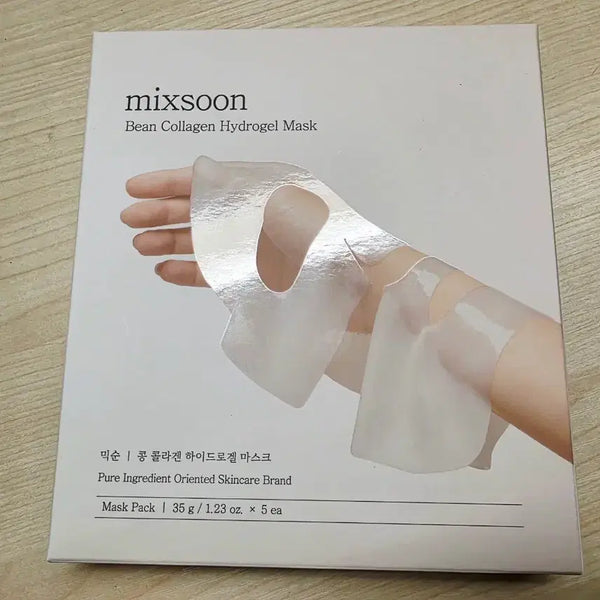[BUNJANG] Mixsoon Bean Collagen Hydrogel Mask 5 Sheets / 믹순 콩 콜라겐 하이드로겔 마스크 5개입